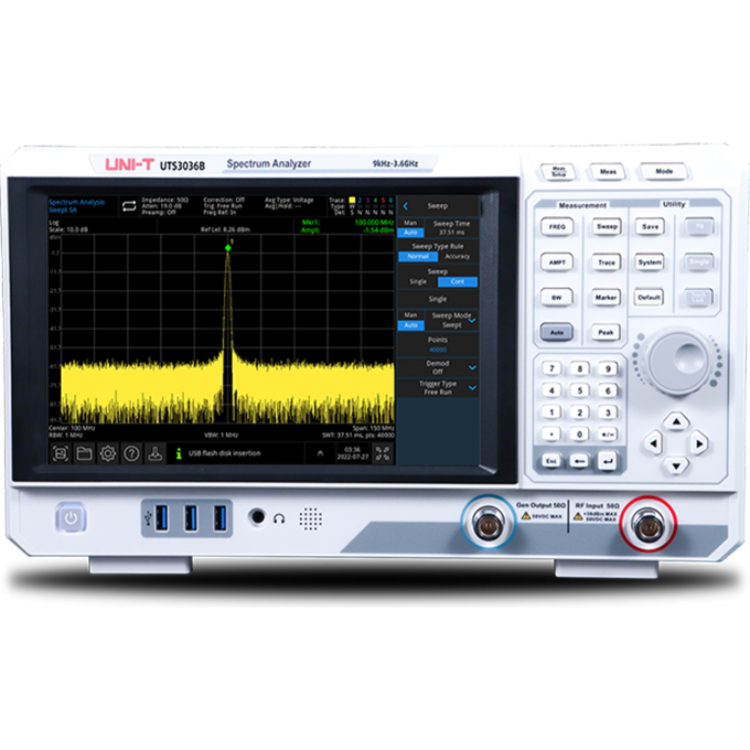 Анализатор спектра UNI-T UTS3021B Анализатор спектра UNI-T UTS3021B