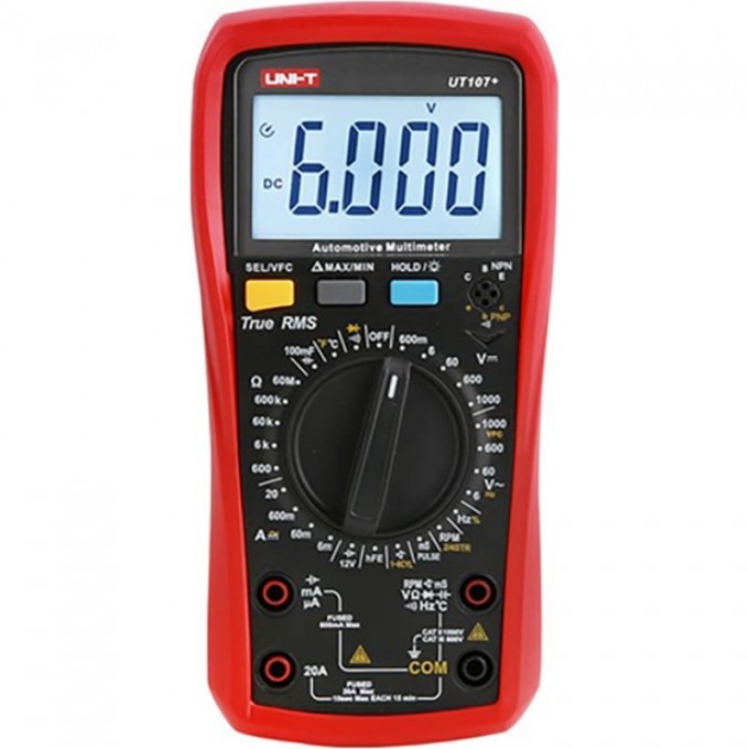 Автомобильный мультиметр UNI-T UT107+ 13-0060 Автомобильный мультиметр UNI-T UT107+ 13-0060