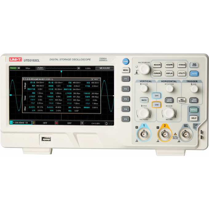 Цифровой осциллограф UNI-T UTD2072CL Цифровой осциллограф UNI-T UTD2072CL