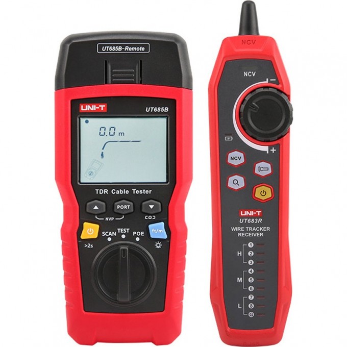 Кабельный тестер-локатор UNI-T UT685KIT TDR 13-1093 Кабельный тестер-локатор UNI-T UT685KIT TDR 13-1093