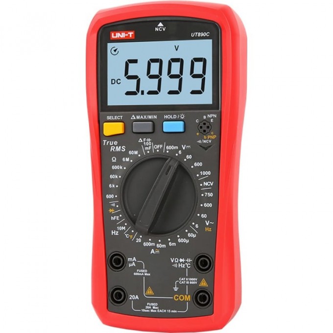 Мультиметр универсальный UNI-T UT890C 13-0070 Мультиметр универсальный UNI-T UT890C 13-0070