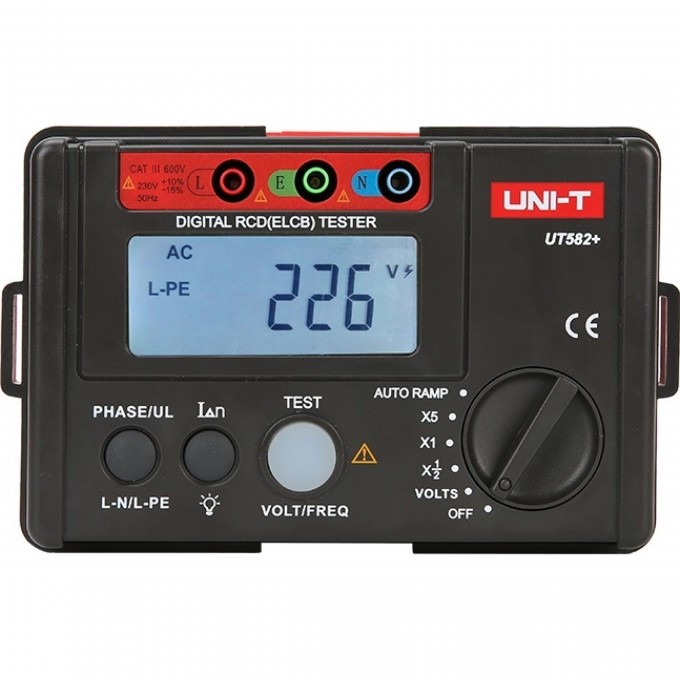 Тестер УЗО UNI-T UT582+ Тестер УЗО UNI-T UT582+