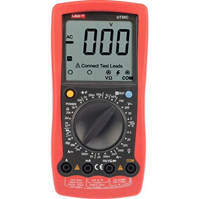 Универсальный мультиметр UNI-T 13-1023 UT 58C Универсальный мультиметр UNI-T 13-1023 UT 58C